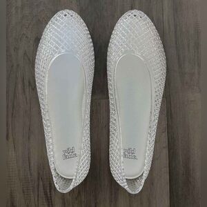 Clear Jelly Flats - new/never worn